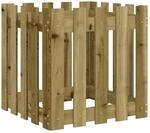 vidaXL Pflanzk&uuml;bel Latten-Design 50x50x50 cm Kiefernholz Impr&auml;gniert 832456