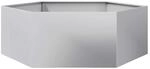 vidaXL Pflanzk&uuml;bel Sechseckig 138x120x45 cm Verzinkter Stahl 851141