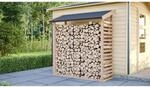 Karibu Kaminholzunterstand 1,5 Naturbelassen 184,4 x 165,2 x 60,4 cm