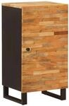 vidaXL Seitenschrank mit T&uuml;r Braun 40 x 33 x 75 cm Massivholz Mango 4018320