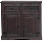 ebuy24 New Mexico Sideboard mit 2 Schubladen und 2 T&uuml;ren Kolonial Gebeitzt...