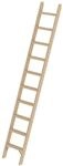 PROREGAL Stufen-Anlegeleiter Holz Ohne Traverse 10 Stufen