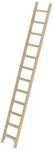 PROREGAL Stufen-Anlegeleiter Holz Ohne Traverse 12 Stufen