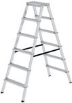 PROREGAL ML Stufen-Stehleiter Beidseitig Begehbar 2 x 6 Stufen
