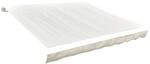 vidaXL Markisenbespannung Canvas Creme 450x300 cm 143703