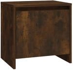 vidaXL Nachttisch R&auml;uchereiche 45x34x44,5 cm Holzwerkstoff