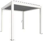 Biohort Pergola 3 m x 3 m Wei&szlig;/Silber-Metallic