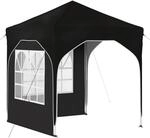 vidaXL Pop-Up Partyzelt 192 x 192 x 245 cm Schwarz 42019832