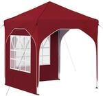 vidaXL Pop-Up Partyzelt 192 x 192 x 245 cm Bordeauxrot 42019829