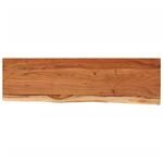 vidaXL Wandregal 60x20x2,5 cm Rechteckig Massivholz Akazie Baumkante 370224