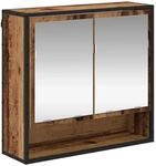 vidaXL Badezimmer-Spiegelschrank Altholz 65 x 20 x 60 cm Holzwerkstoff 883611