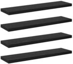 vidaXL Regalbrett 4 Stk Schwarz 40 x 10 x 1,5 cm Holzwerkstoff 875045