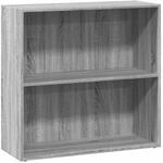 vidaXL B&uuml;cherregal Grau Sonoma 80x30x77 cm Holzwerkstoff 857927
