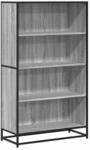 vidaXL B&uuml;cherregal Grau Sonoma 80,5x35x139 cm Holzwerkstoff 3300848