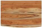 vidaXL Wandregal 50x30x2,5 cm Rechteckig Massivholz Akazie Baumkante 370235