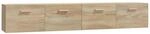 vidaXL Wandschr&auml;nke 2 Stk Sonoma-Eiche 100x36,5x35 cm Holzwerkstoff 3115662
