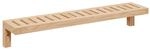 vidaXL Wandh&auml;ngeregal Natur 62 x 10 x 12,5 cm Massivholz aus Walnuss 42009907