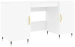 vidaXL Schreibtisch Wei&szlig; 140x50x75 cm Holzwerkstoff 829524
