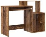 vidaXL Tisch mit Stauraum Altholz 120,5 x 44 x 88,5 cm Holzwerkstoff 869480