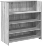 vidaXL Empfangstheke Grau Sonoma 100x50x103,5 cm Holzwerkstoff 3324165