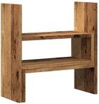 vidaXL Schreibtisch-Organizer Verstellbar Altholz-Optik 40x17x41 cm 854767