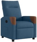 vidaXL Relaxsessel Blau Stoff 4104815