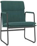 vidaXL Loungesessel Dunkelgr&uuml;n 55x64x80 cm Stoff 351346
