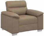vidaXL Sessel Cappuccino-Braun 100x81x84 cm Kunstleder 4105330