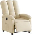 vidaXL Relaxsessel Elektrisch Creme Stoff Modell 27