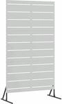 vidaXL Sichtschutz Grau 100 x 50 x 180 cm Stahl 868568