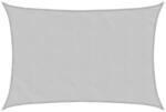 vidaXL Sonnensegel Hellgrau 6x5 m 100% Polyester Oxford 4000554
