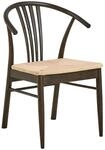 ebuy24 York Esszimmerstuhl Mit Armlehnen Holz Wei&szlig;