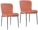 Svita Freddie Esszimmerstuhl 2er Set Cordbezug Polsterstuhl Esszimmer...