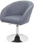 MCW Esszimmerstuhl F19 Stoff/Textil Dunkelgrau