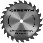 EBERTH Kreiss&auml;geblatt 200mm Durchmesser 16mm Bohrung 3,4mm Schnittbreite