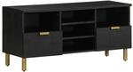 vidaXL TV-Schrank Schwarz 100x33x46 cm Holzwerkstoff 4017666