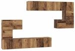 vidaXL TV-Schrank-Set 8-Tlg Altholz Mittel 30,5 x 30 x 30 cm 3393492