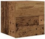 vidaXL TV-Wandschrank Altholz-Optik 30,5x30x30 cm 856412