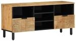 vidaXL TV-Schrank Braun 100x33x46 cm Massivholz Mango 4017738