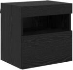 vidaXL TV-Wandregal Schwarz Eichen-Optik 40 x 30 x 40 cm Holzwerkstoff 882975