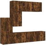 vidaXL 5-Tlg Wohnwand R&auml;uchereiche Holzwerkstoff 3216493