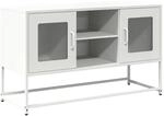 vidaXL TV-Schrank Wei&szlig; 100,5x39x60,5 cm Stahl 853385