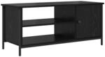 vidaXL TV-Schrank Schwarz Eichen-Optik 100 x 40 x 45 cm Holzwerkstoff 879479
