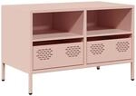 vidaXL TV-Schrank Rosa 68x39x43,5 cm Kaltgewalzter Stahl 851317