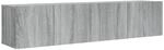vidaXL 2-tlg. TV-Schrank-Set Grau Sonoma Holzwerkstoff Version 1