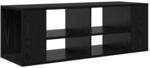 vidaXL Wandmontierter TV Schrank Schwarz Eichen-Optik 102 x 35 x 35 cm 875127