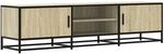 vidaXL TV-Schrank Sonoma-Eiche 160x35x41 cm Holzwerkstoff und Metall 848845