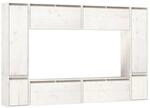 vidaXL TV-Schr&auml;nke 8 Stk Wei&szlig; Massivholz Kiefer 3100195
