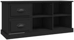 vidaXL TV-Schrank Schwarz 102x35,5x47,5 cm Holzwerkstoff