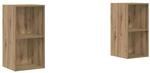 vidaXL Wand-TV-Schrank 2 Stk Artisan-Eiche 37 x 37 x 72 cm 3393557